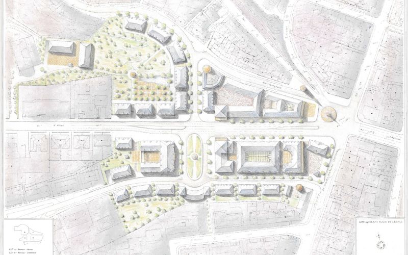 Place de l'Etoile competition in Luxembourg